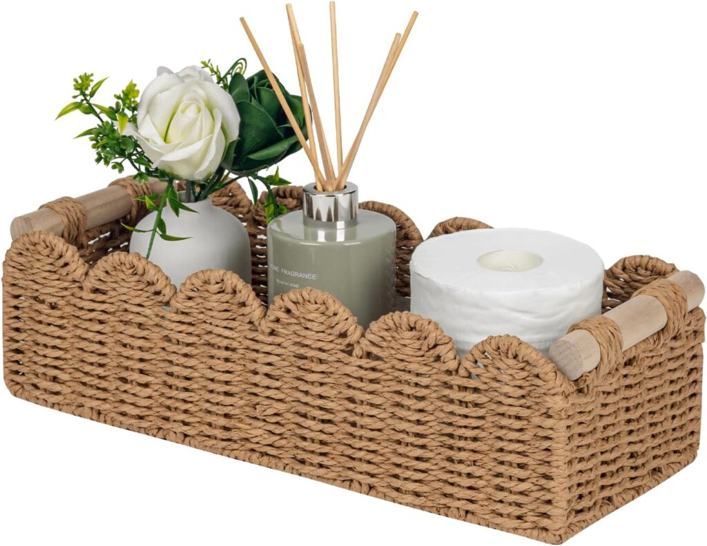 toilet basket for bathroom storage