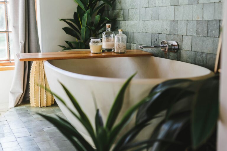 affordable bathroom upgrades with white big tub