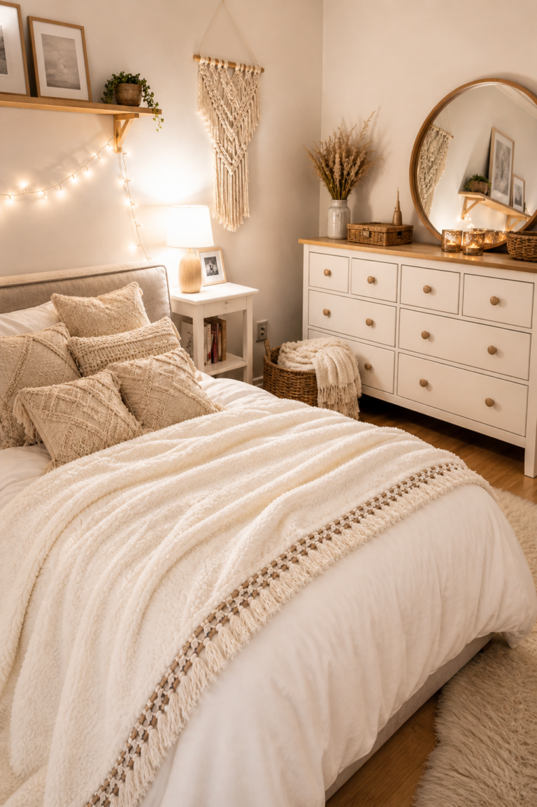 cozy layer lighting to transform the mood