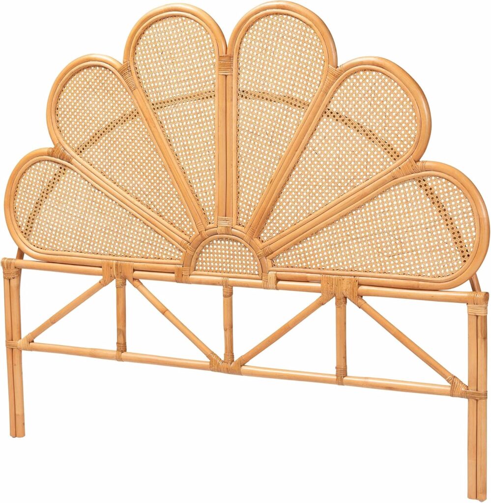 wood flower headboard