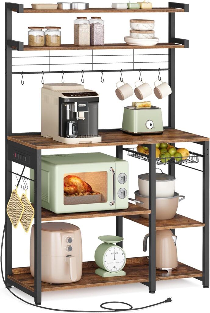 coffee bar rack for kitchen counter alternatives