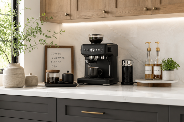 coffee bar ideas for kitchen counter