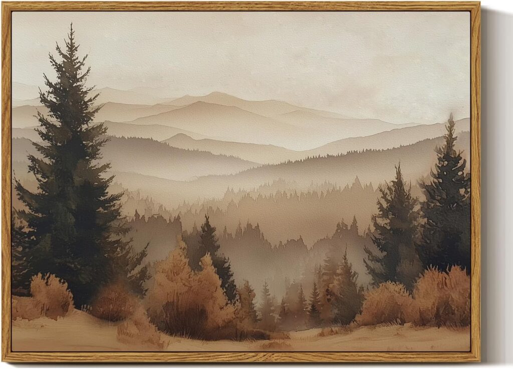 amazon fall photo of trees and mountains