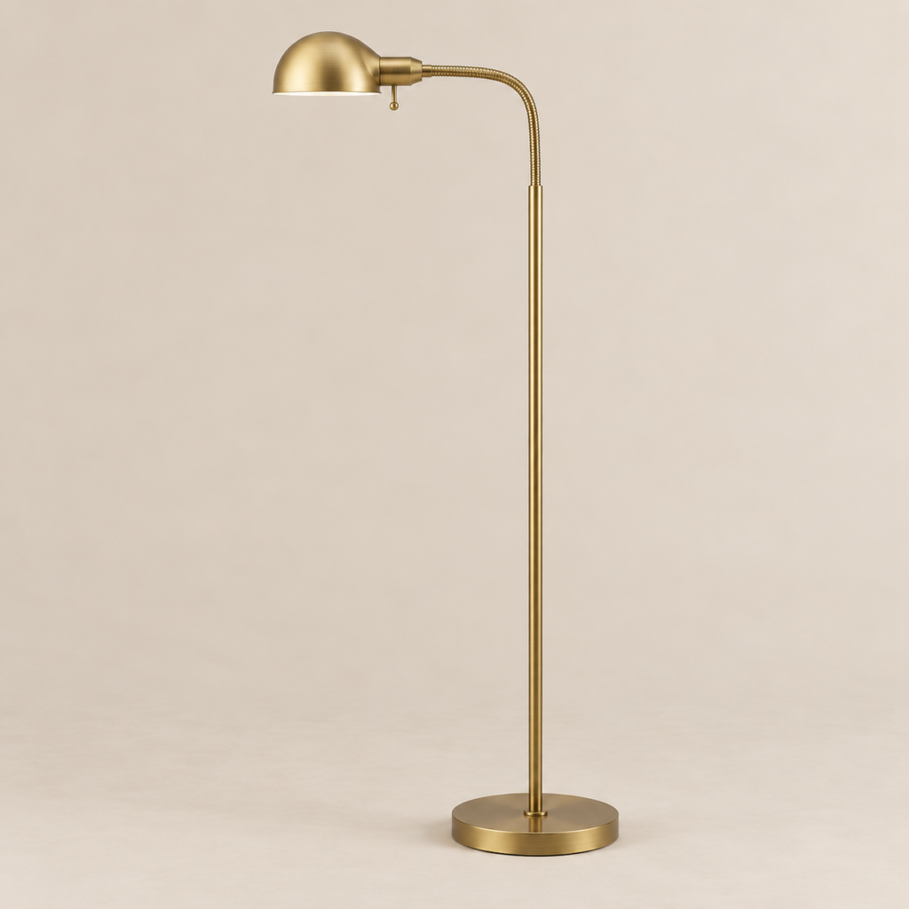 brozne floor lamp