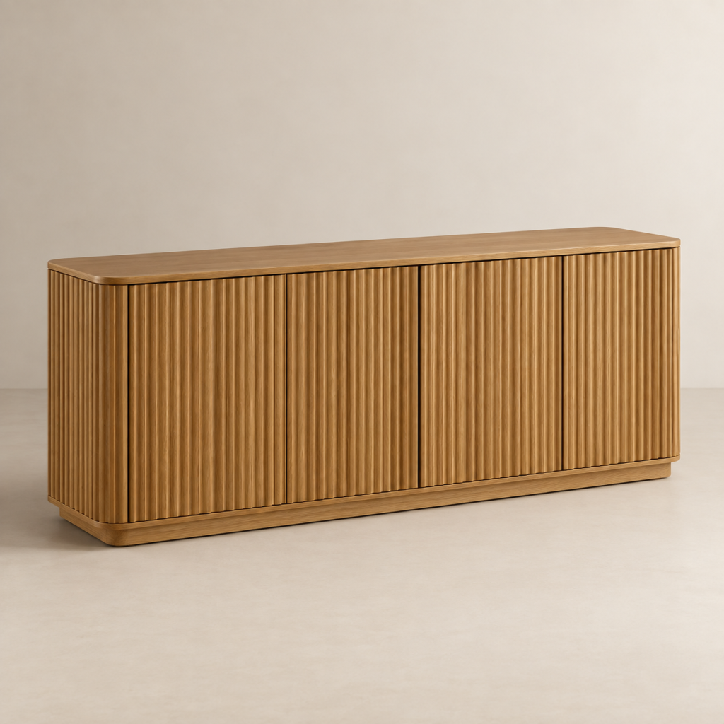 solid wood side buffet