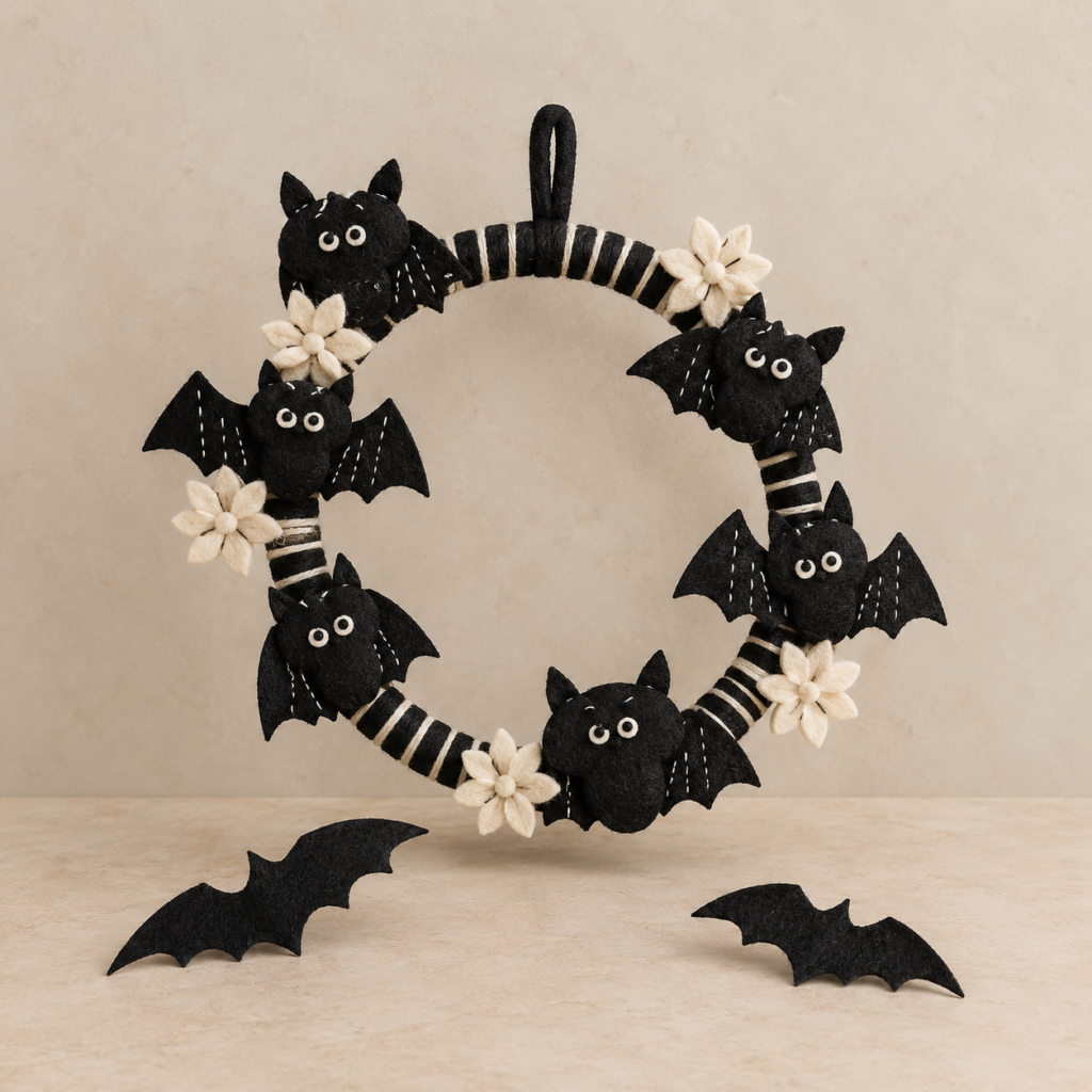 bat wreath